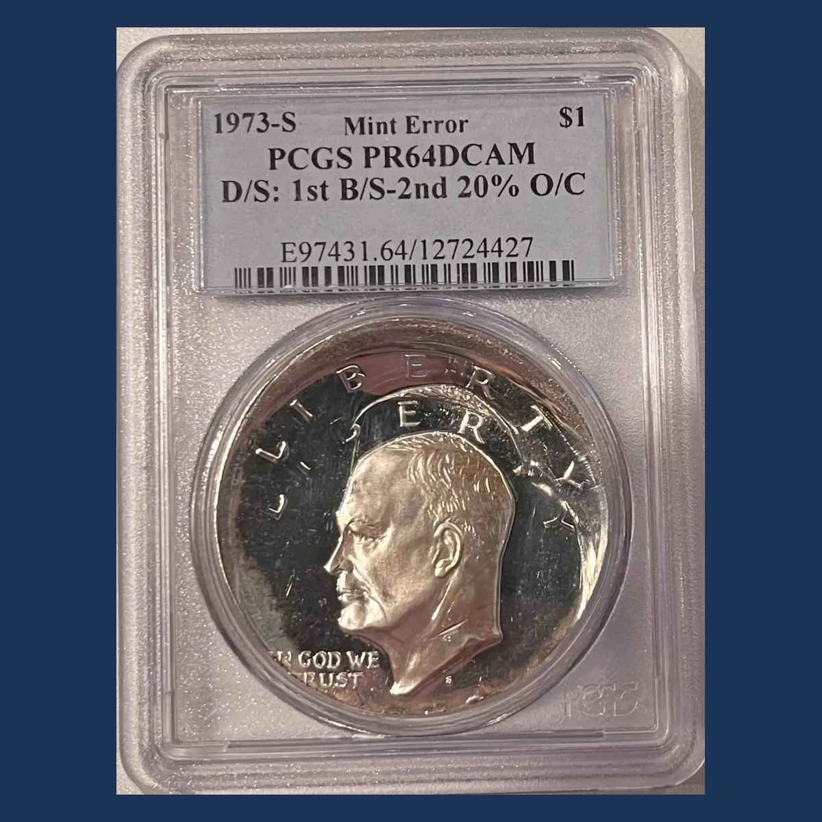 1973 Eisenhower Dollar: Section 7