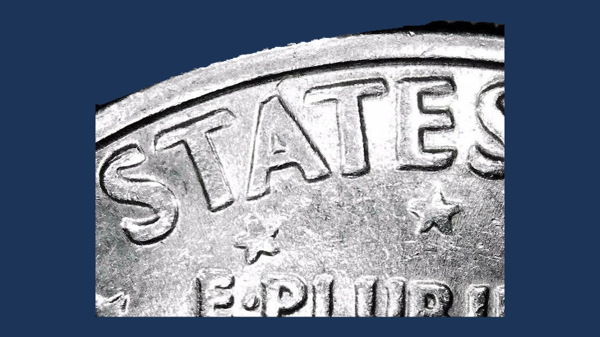 1972 Eisenhower Dollar: Doubled Die Reverse