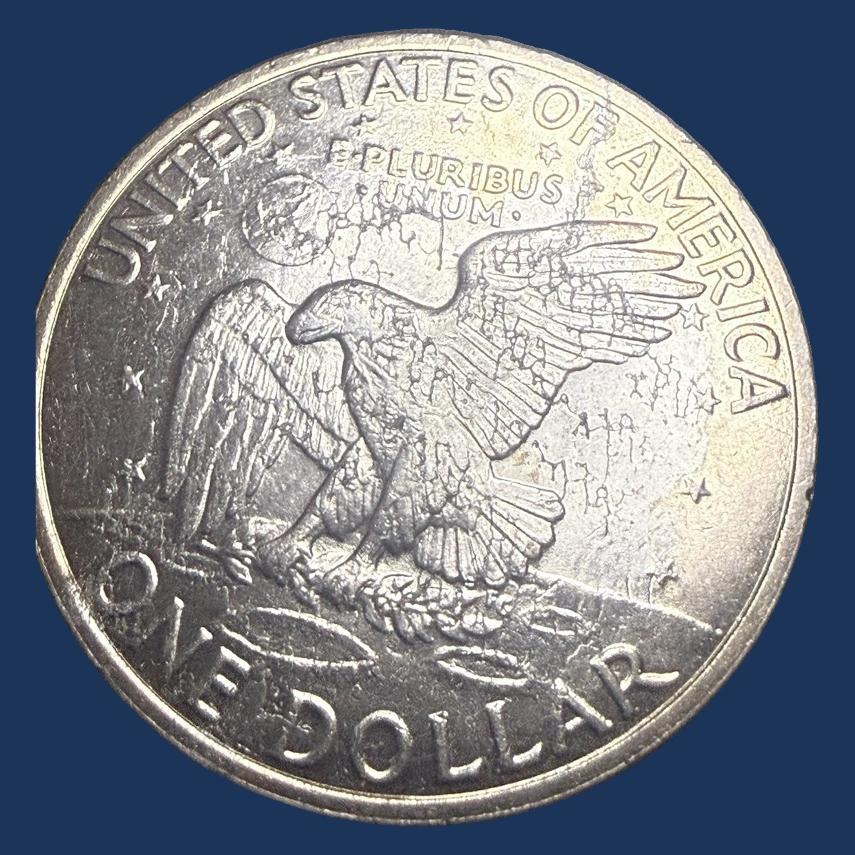 1971 Ike Dollar: Lamination
