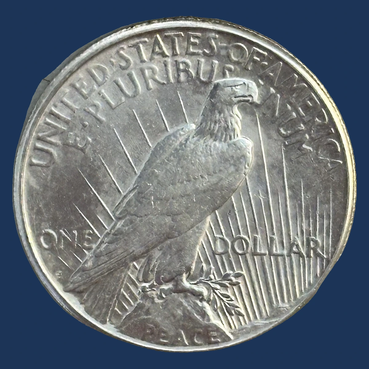 1925 Peace Dollar: Missing Ray Counter Clash variety