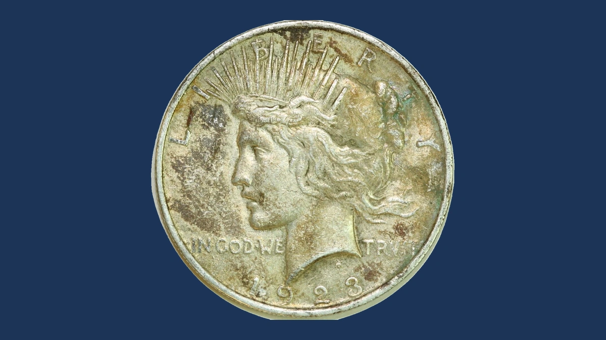 1923 Peace Dollar: Doubled Die Obverse