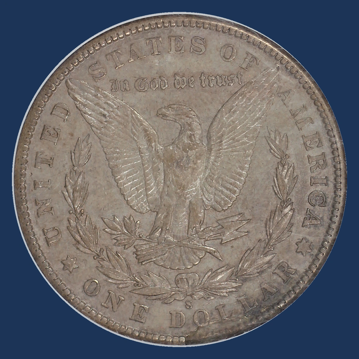 1902 Morgan Dollar: Lamination
