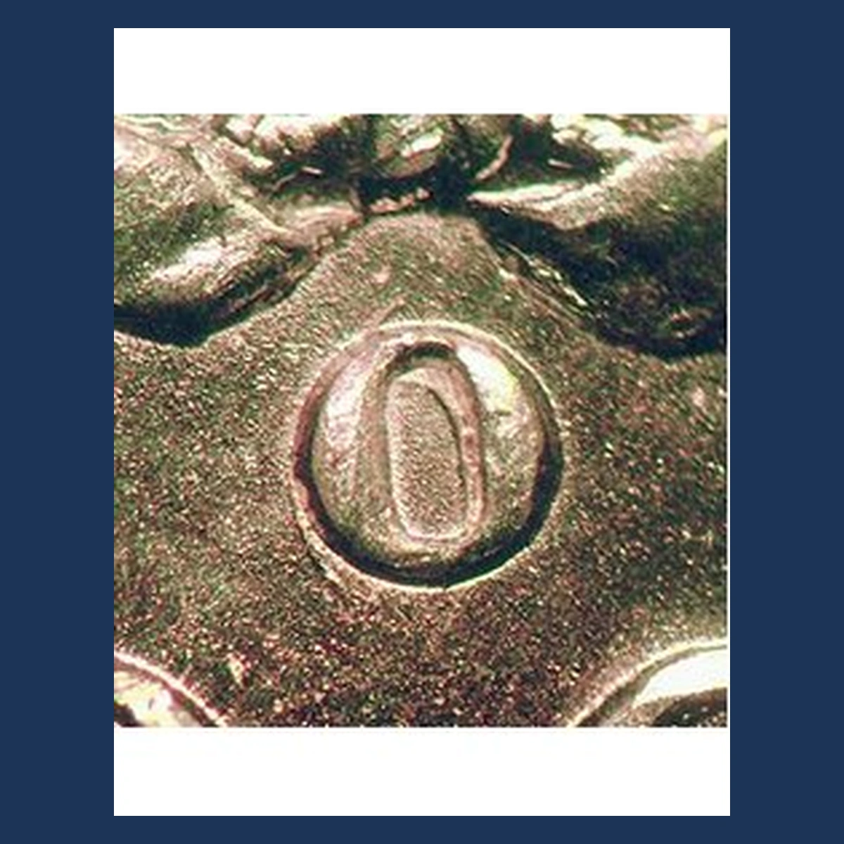 1902 Morgan Dollar: repunched O mintmark
