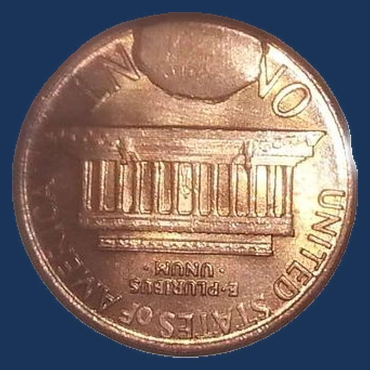 1988 Lincoln Penny: Reverse Cud / Major Die Break