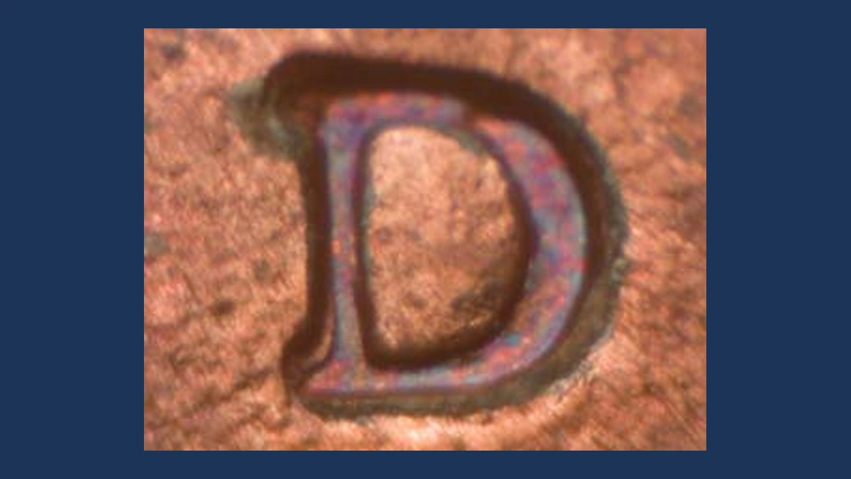 1988 Lincoln Penny: Repunched D Mintmark