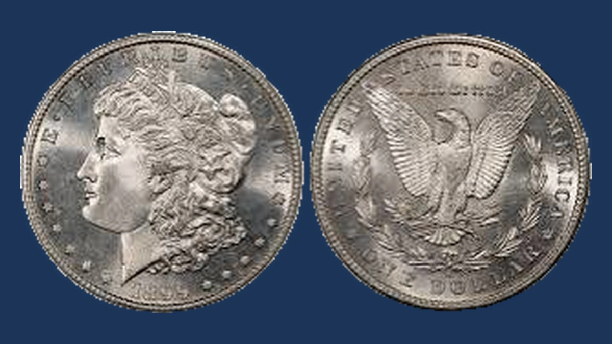 1899 Morgan Dollar: Repunched Date
