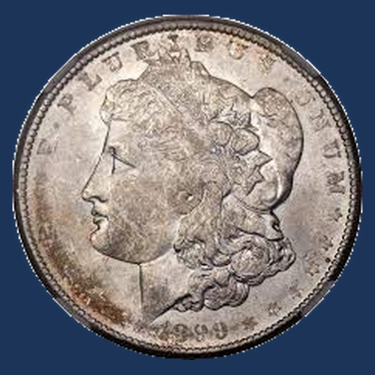 1899 Morgan Dollar: Weak Strike