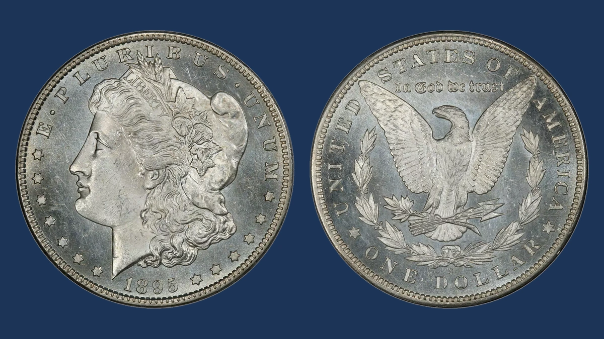 1895-S VAM 4 S/Horizontal S Morgan Dollar