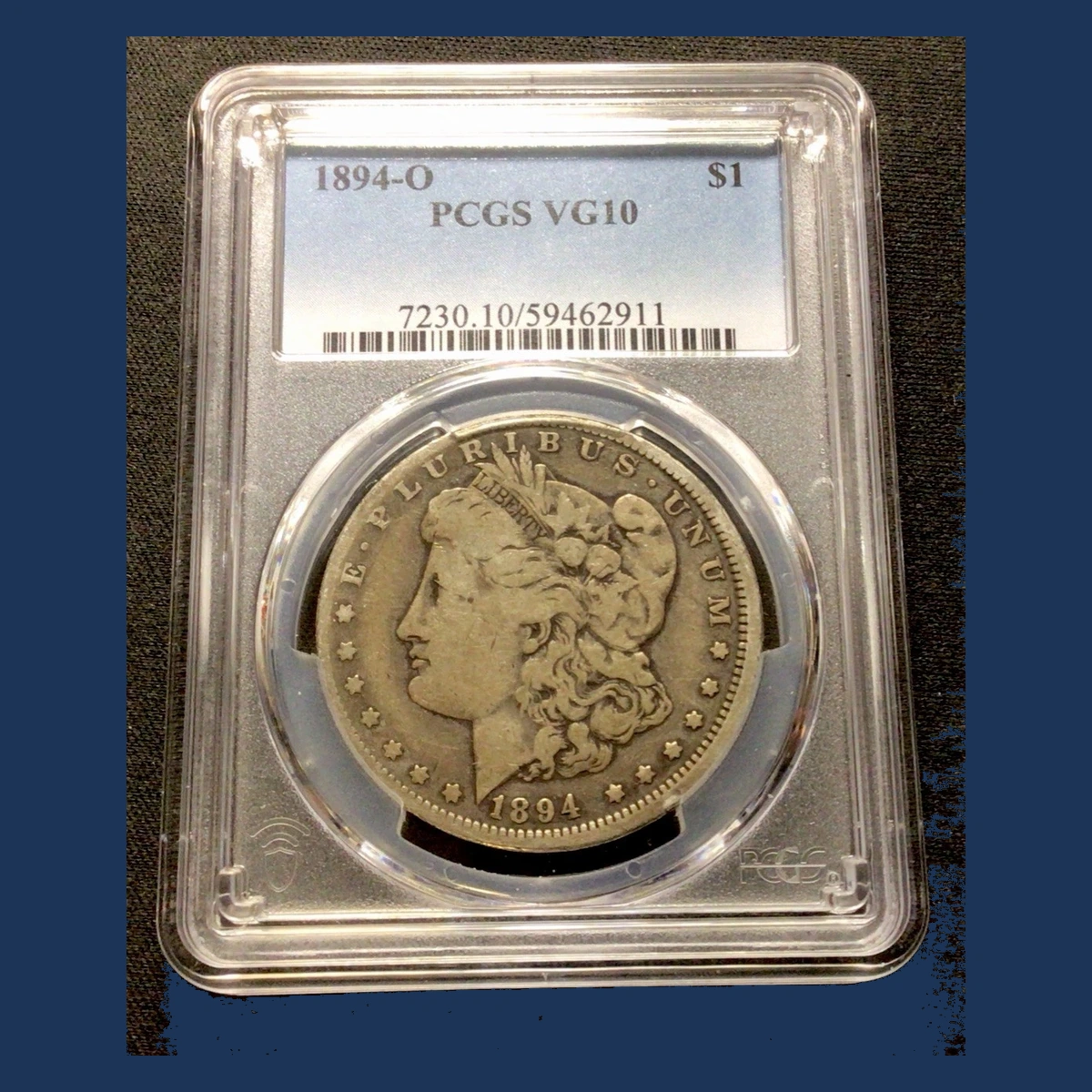 1894 Morgan Dollar: Misaligned Die