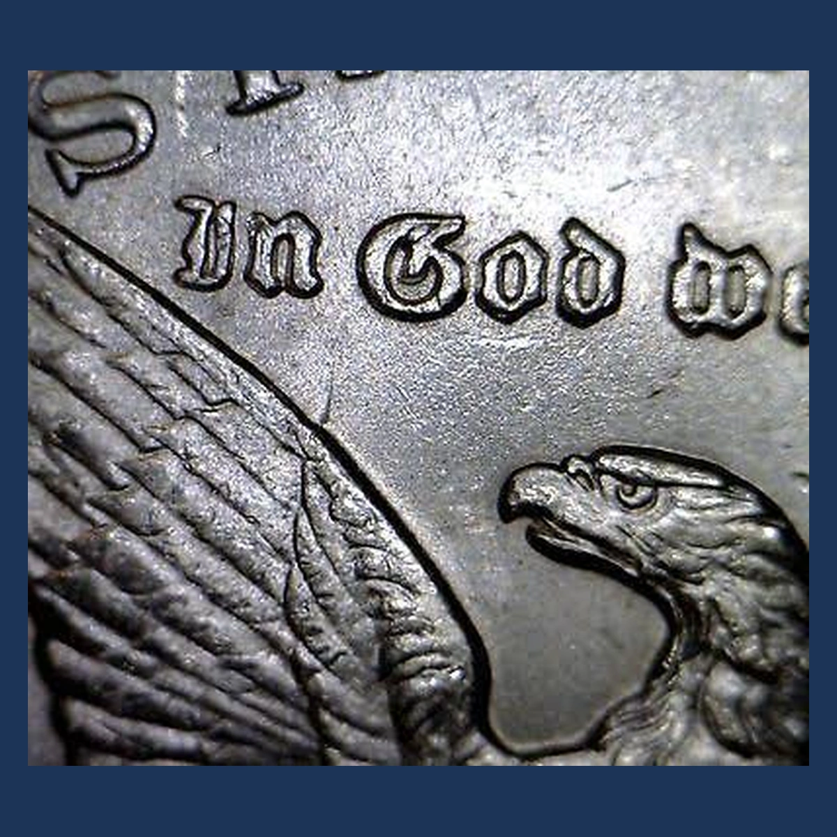 1889 Morgan Silver Dollar: Clashed Dies