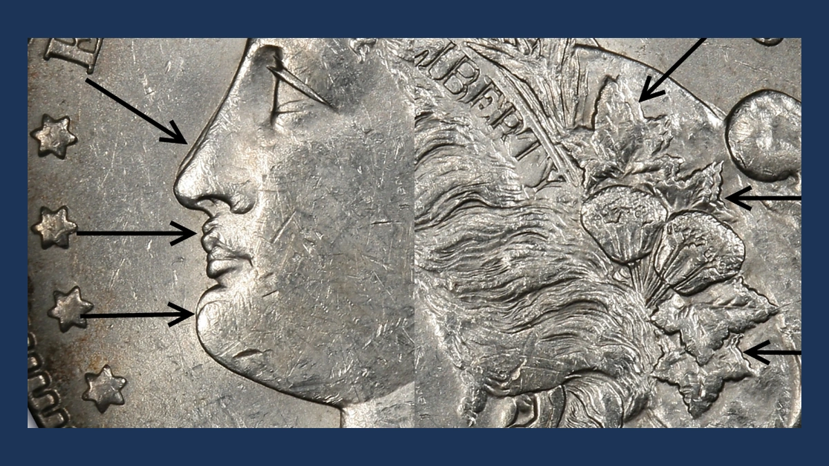 1888 Morgan Silver Dollar: Doubled Die Obverse
