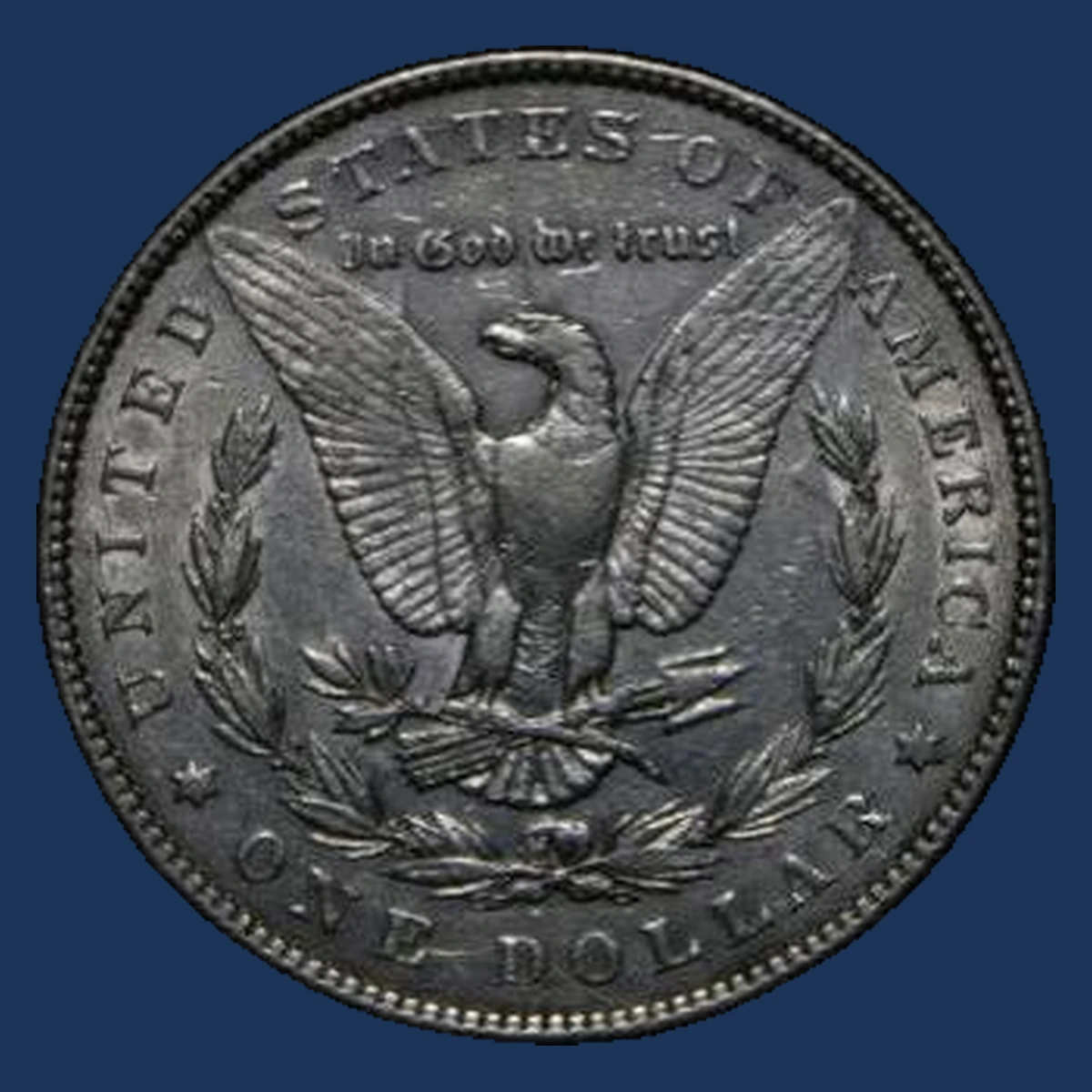 1887 Morgan Dollar: Die Break