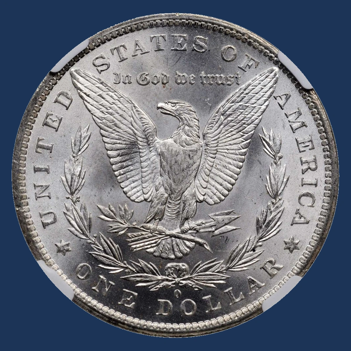 1884 Morgan Silver Dollar: Repunched Mintmark