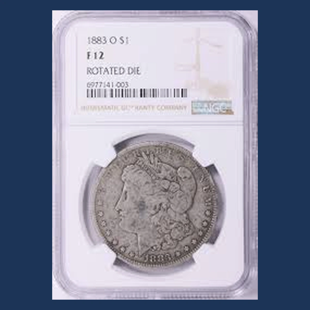 1883 Morgan Dollar: Rotated Dies