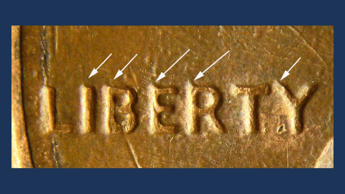 1986 Lincoln Cent (Modern): Die Deterioration