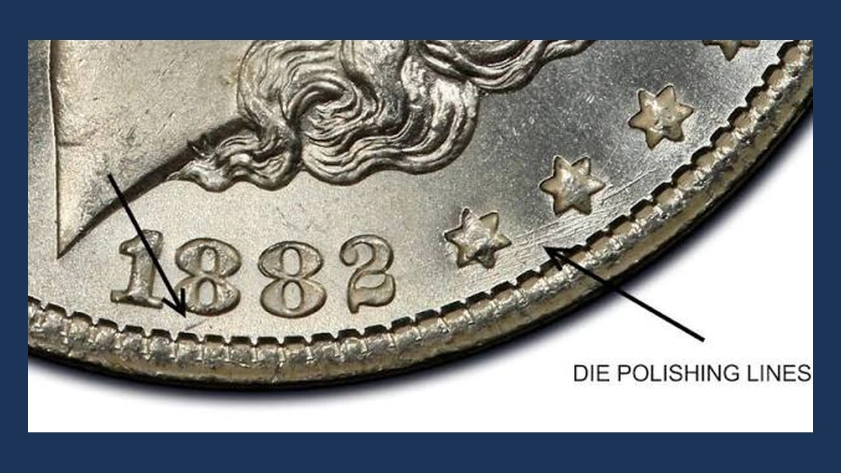 1882 Morgan Silver Dollar: Misplaced Date