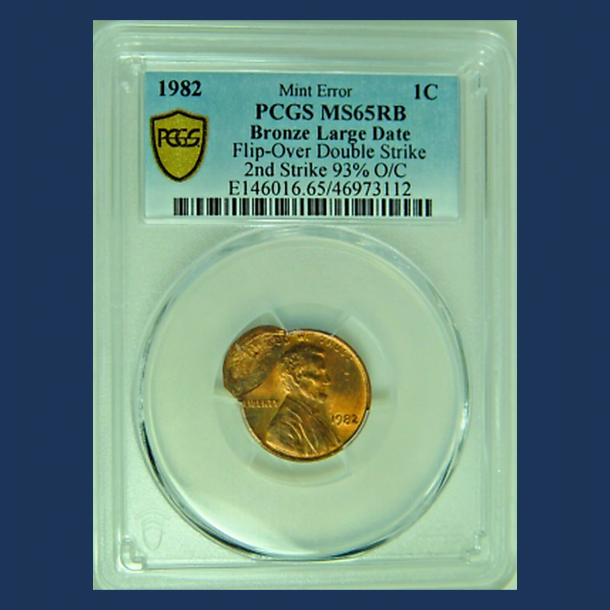 1982 Lincoln Penny: Double Strike