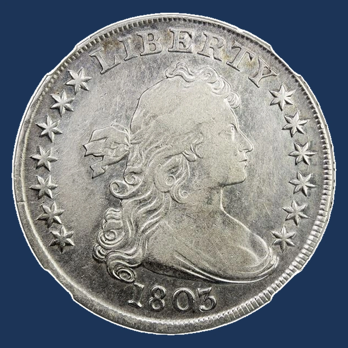 1803 Draped Bust Dollar: Die Crack