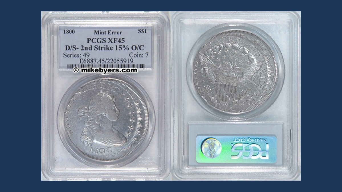 1800 Draped Bust Dollar: Multiple Strike