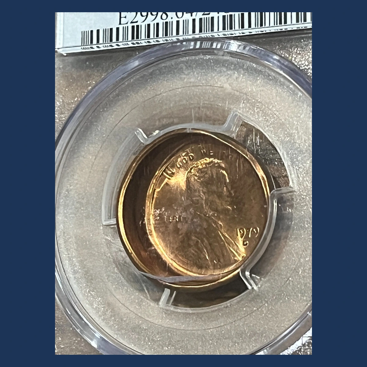 1979 Lincoln Penny: Die Cap / Capped-Die Strike