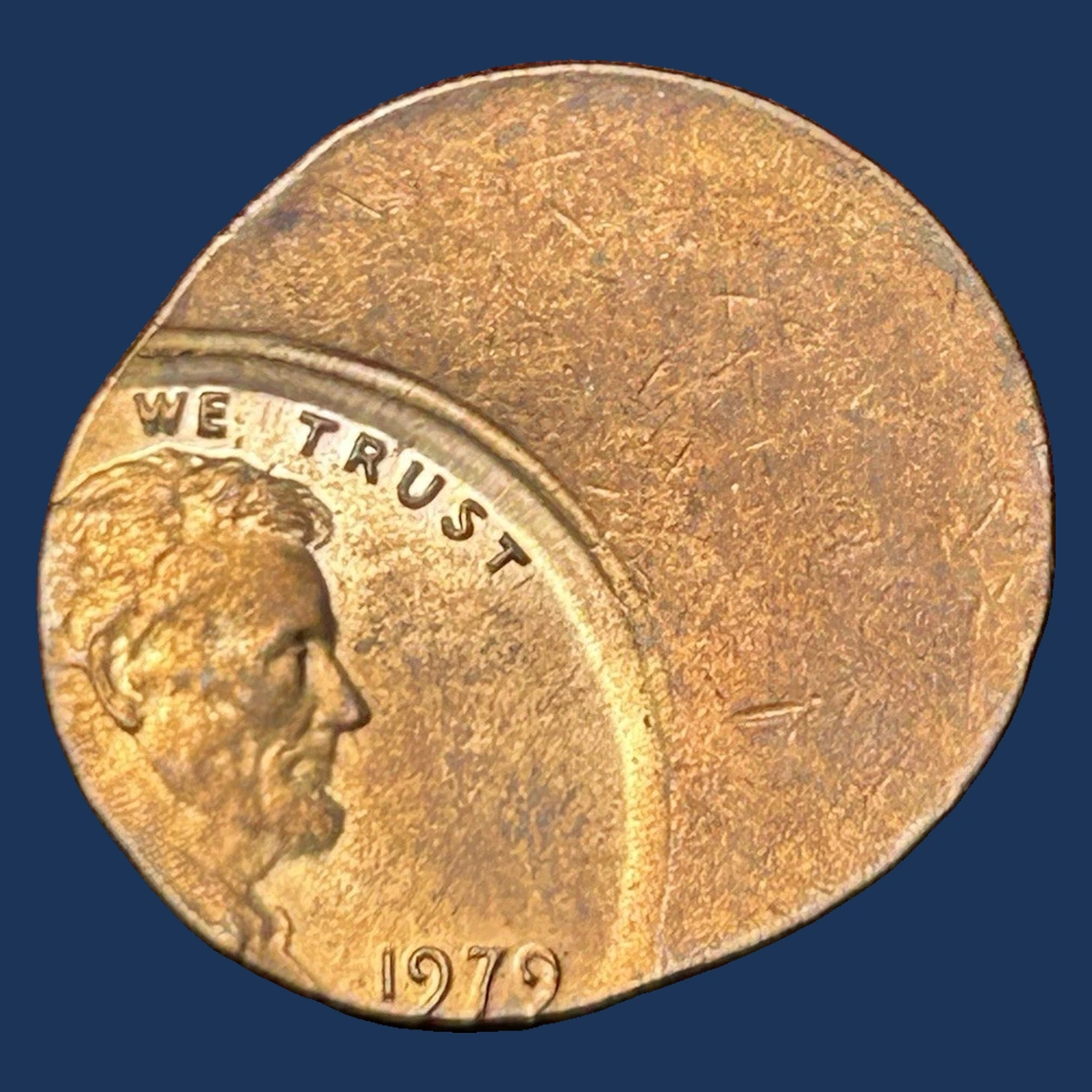 1979 Lincoln Penny: Off-Center Strike