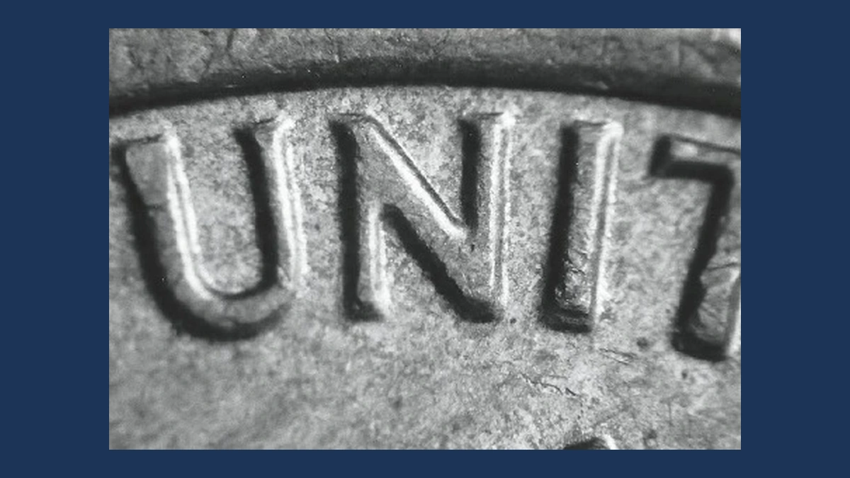 1977 Lincoln Cent (Modern): Doubled Die Reverse