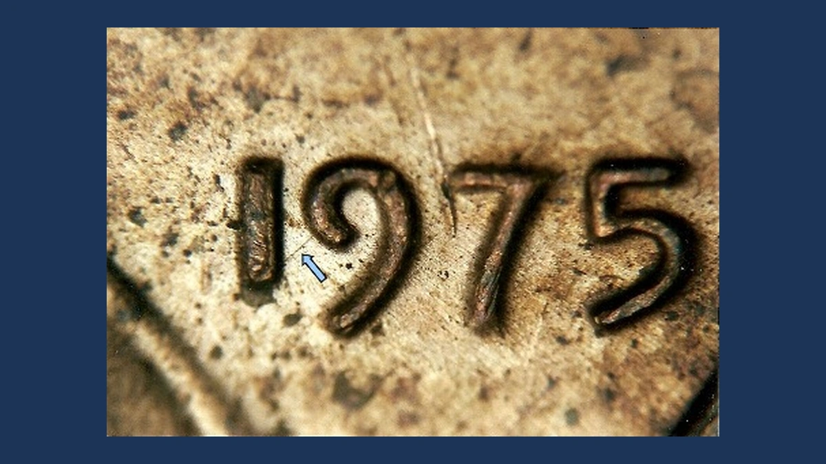 1975 Lincoln Penny: Doubled Die Obverse