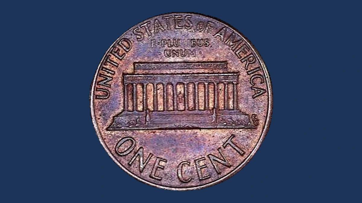 1973 Lincoln Cent (Modern): Struck Through