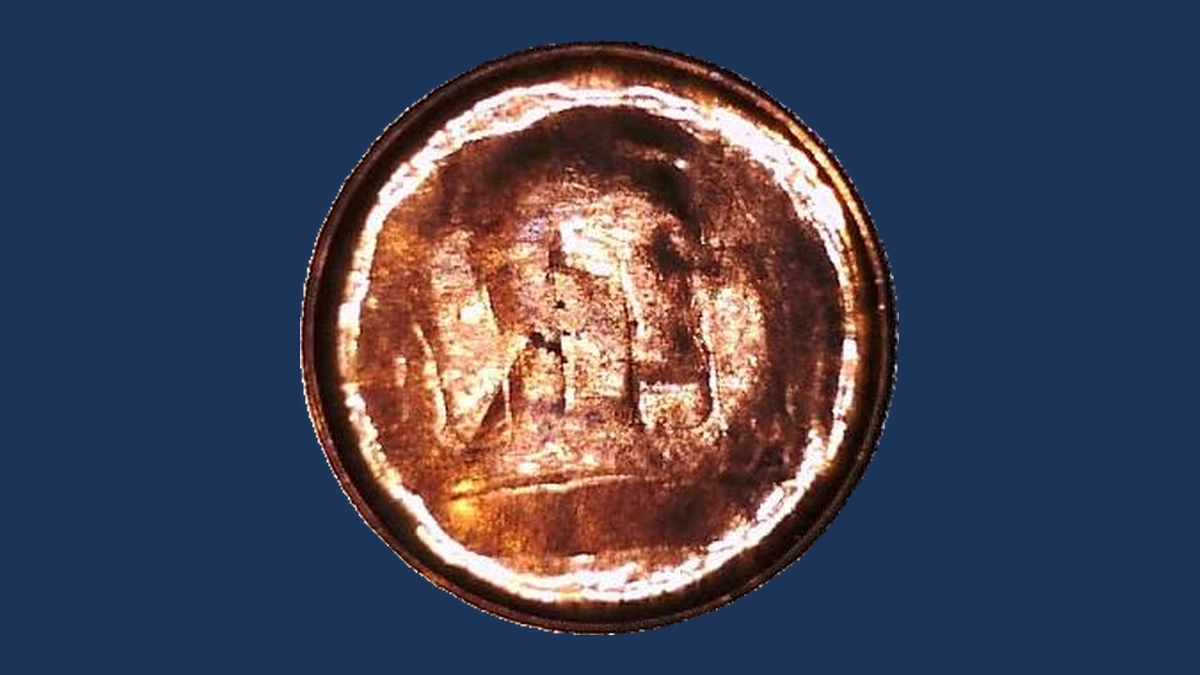 1973 Lincoln Cent (Modern): Struck Through Capped Die