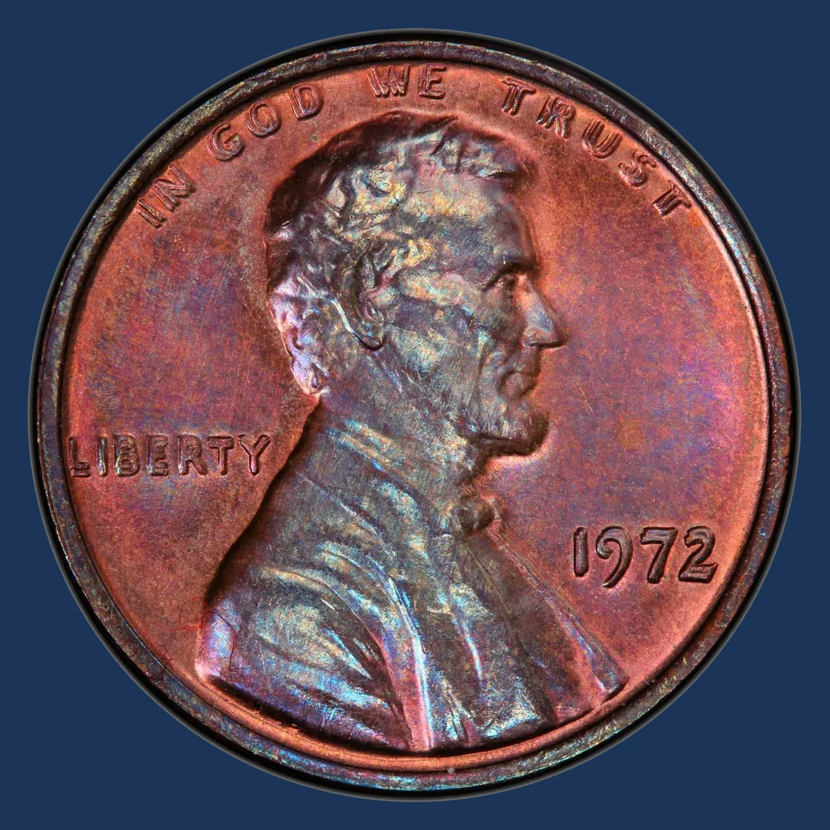 1972 Lincoln Penny: Doubled Die Obverse