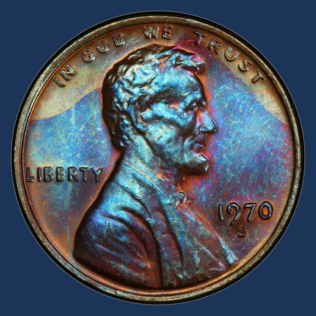 1970 Lincoln Penny: Doubled Die Obverse