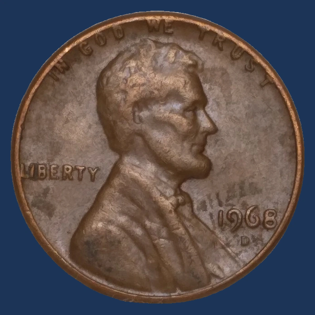 1968 Lincoln Cent (Modern): Die Clash