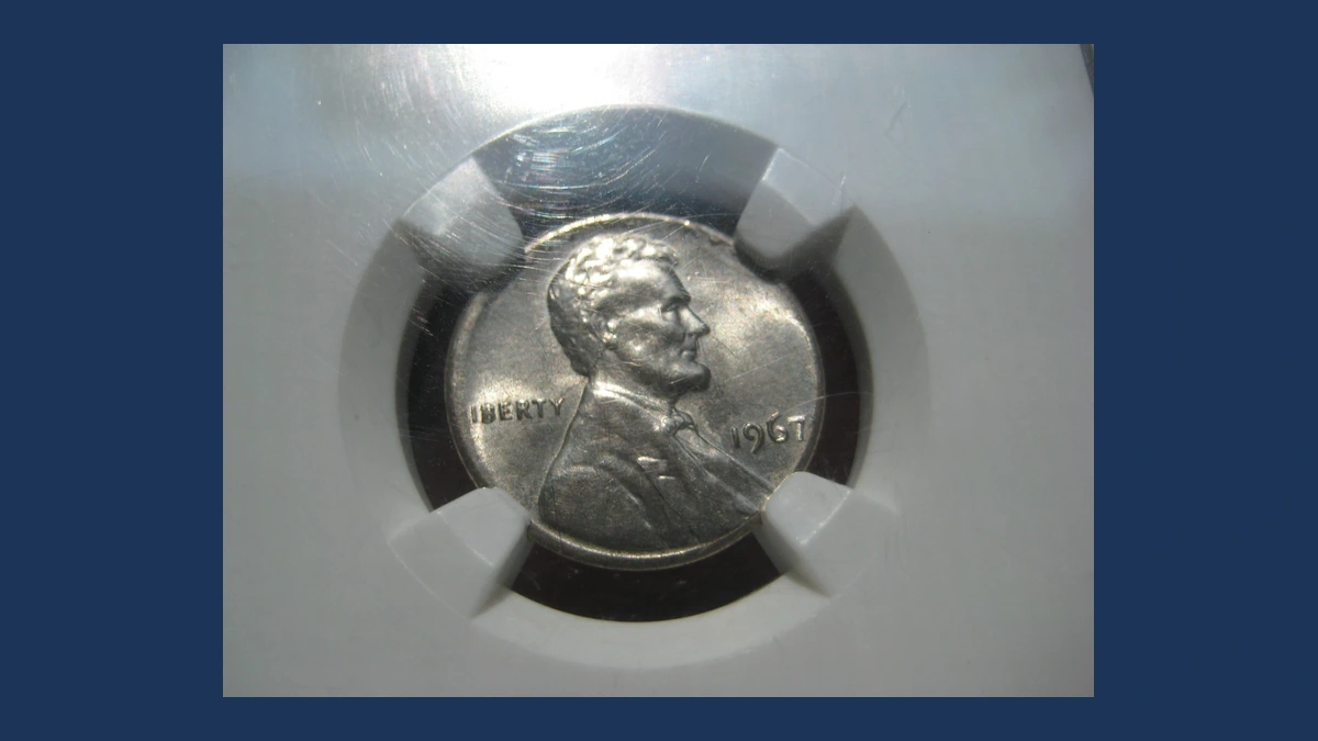 1967 Lincoln Penny: Struck on a Dime Blank