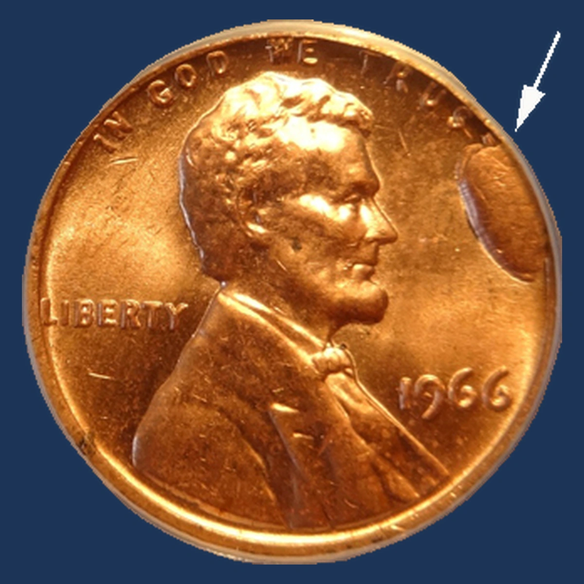 1966 Lincoln Penny: Die Break / Cud