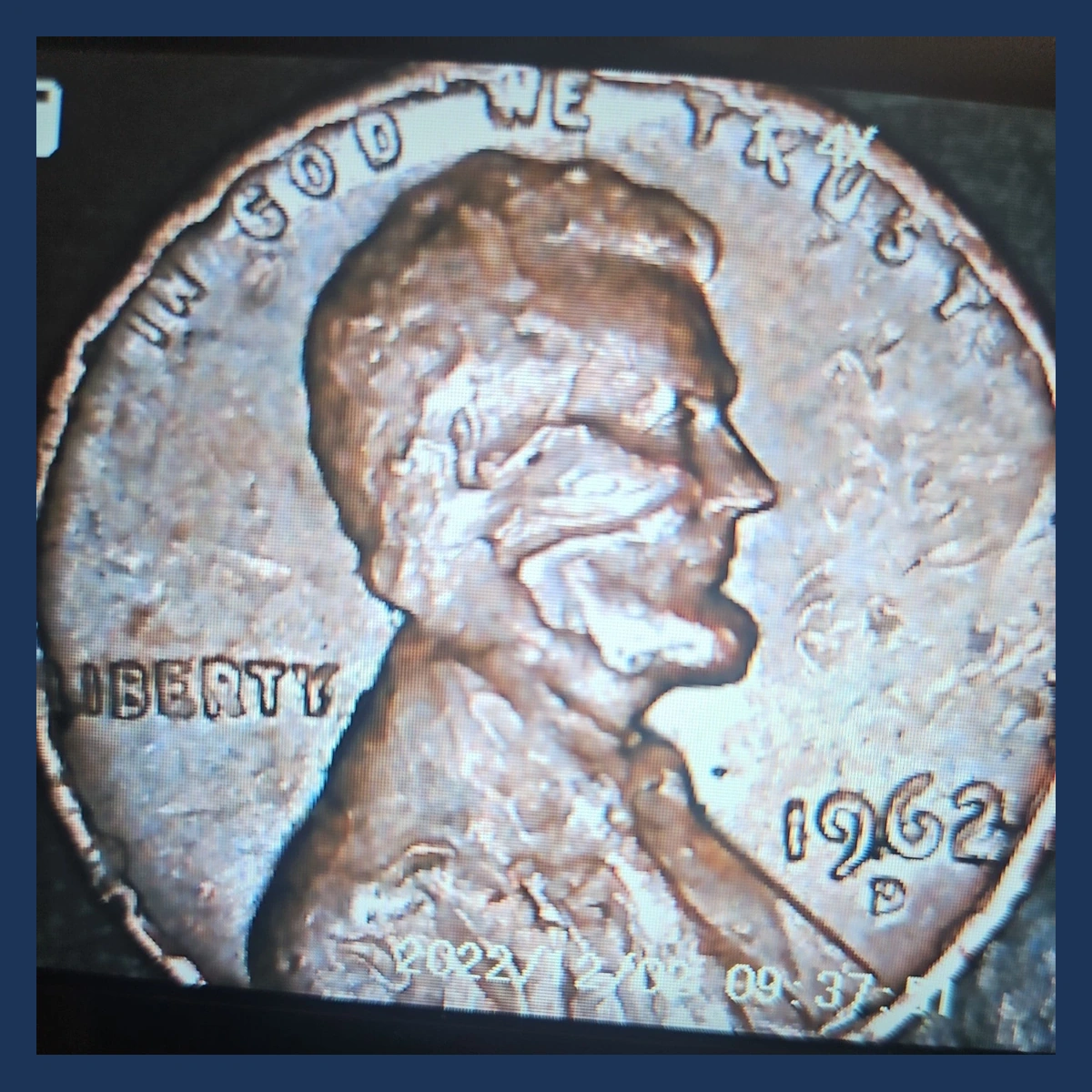 1962 Lincoln Cent (Modern): Planchet Flaw