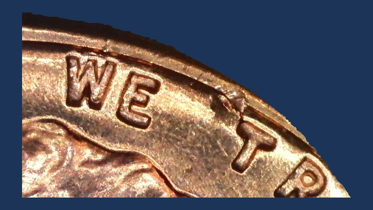 1962 Lincoln Penny: Die Break / Cud