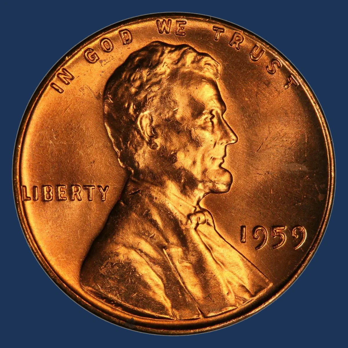 1959 Lincoln Penny: Doubled Die Obverse