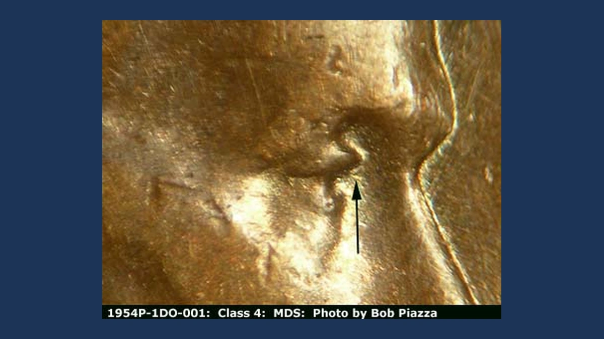 1954 Wheat Penny: Doubled Die Obverse