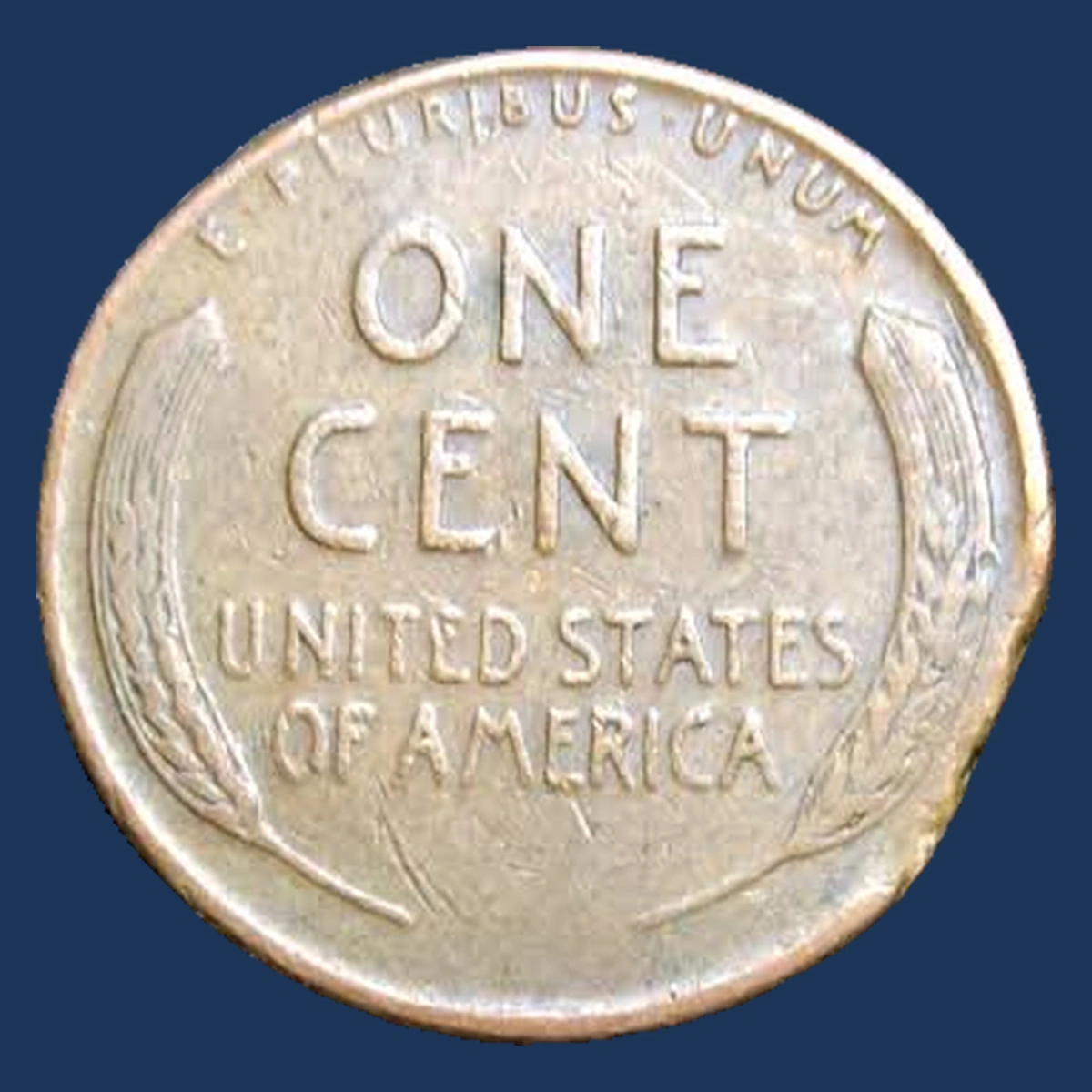1952 Lincoln Cent (Wheat Reverse): Clipped Planchet