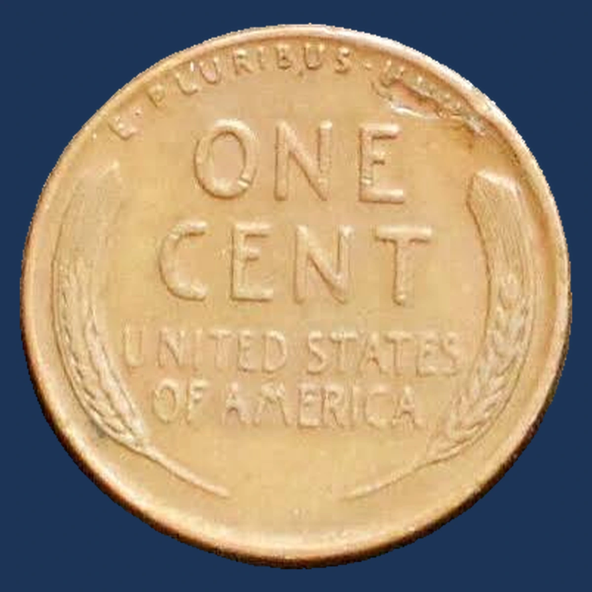 1952 Lincoln Cent (Wheat Reverse): Lamination