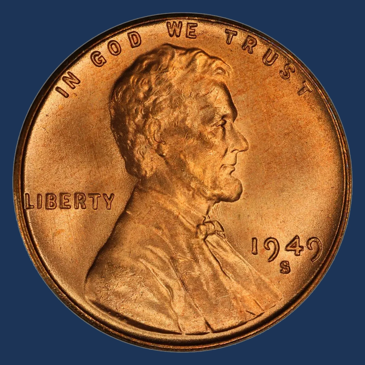 1949 Wheat Penny: Doubled Die Obverse