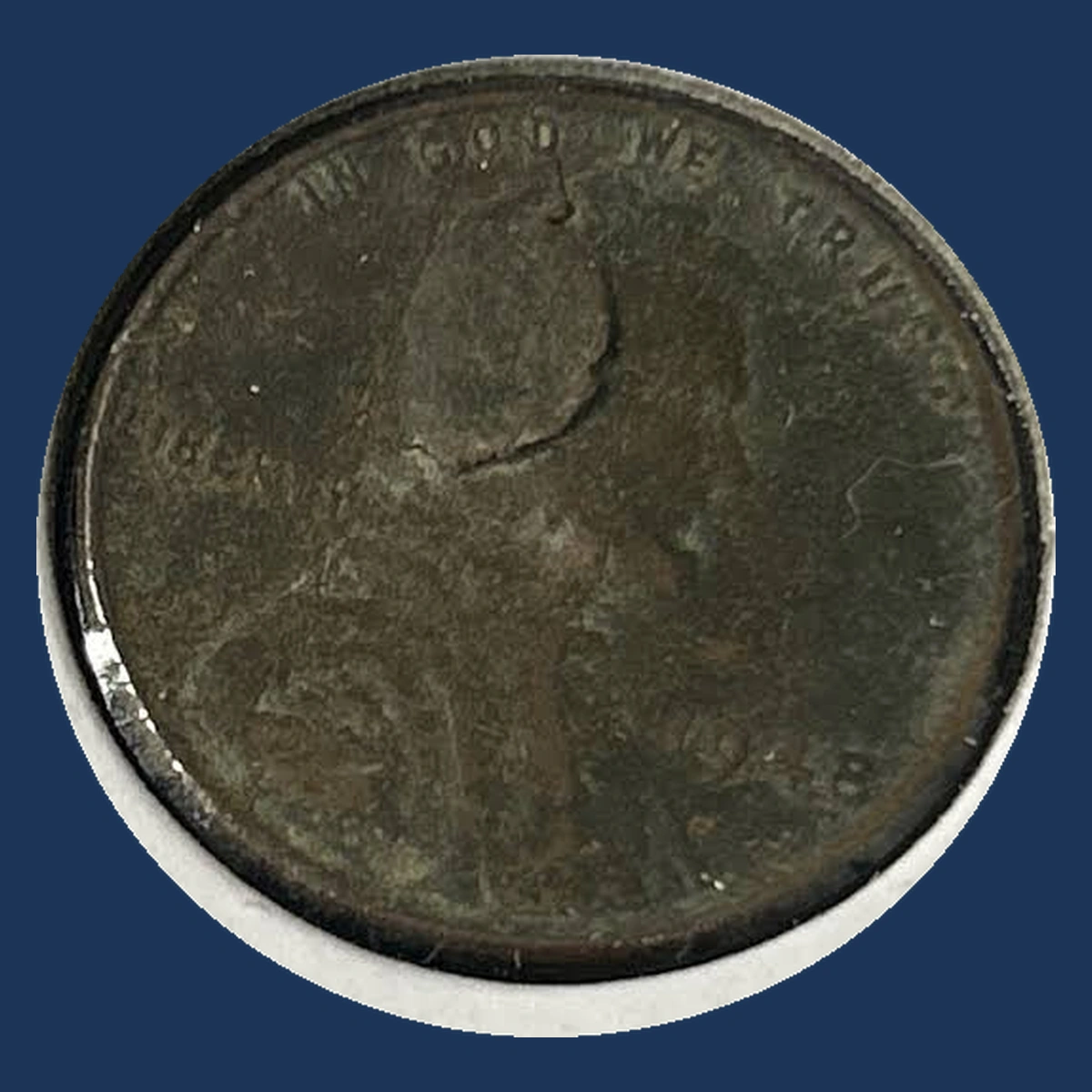 1948 Lincoln Cent (Wheat Reverse): Lamination
