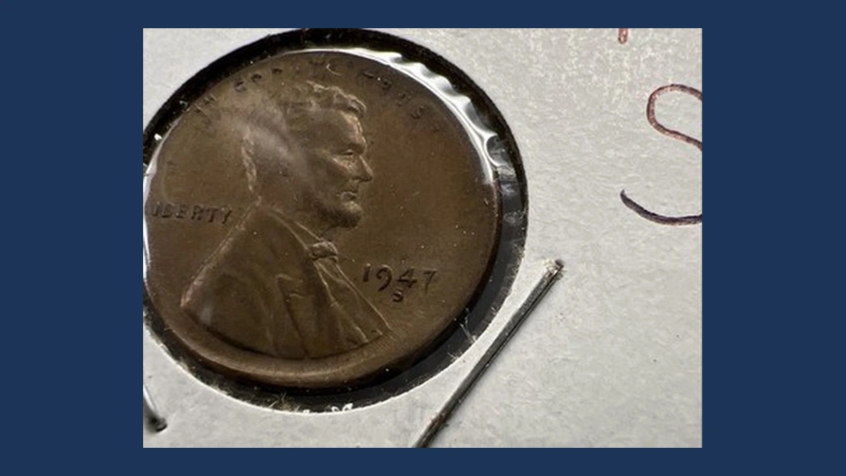 1947 Wheat Penny: Broadstrike