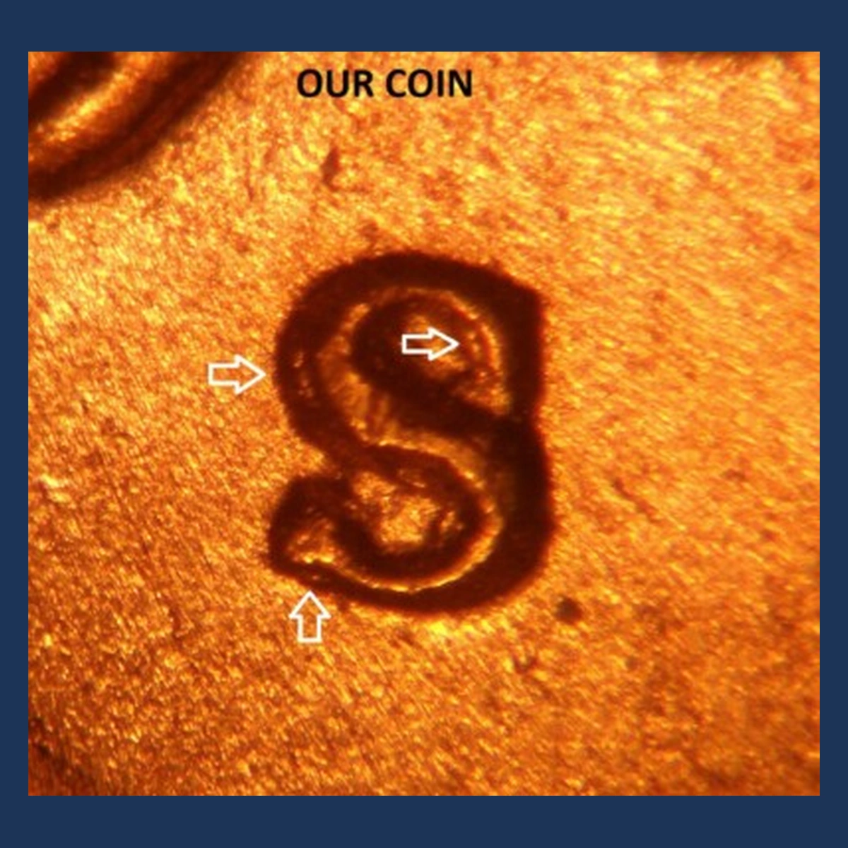 1946 Wheat Penny: Repunched Mintmark