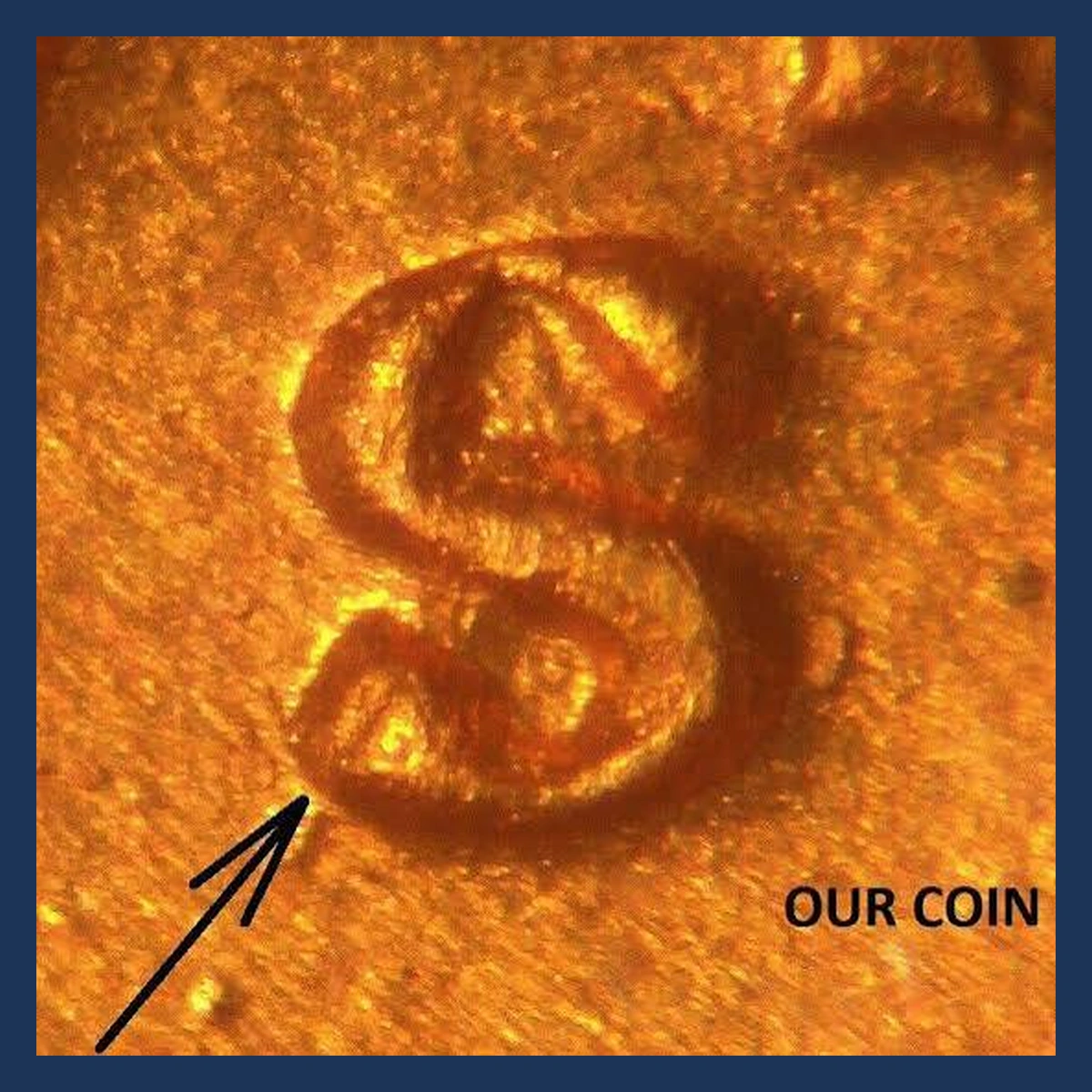 1945 Lincoln Cent (Wheat Reverse): Repunched Mintmark