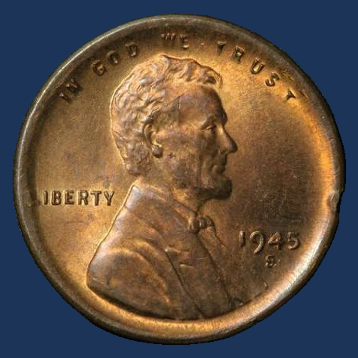 1945 Wheat Penny: Broadstrike