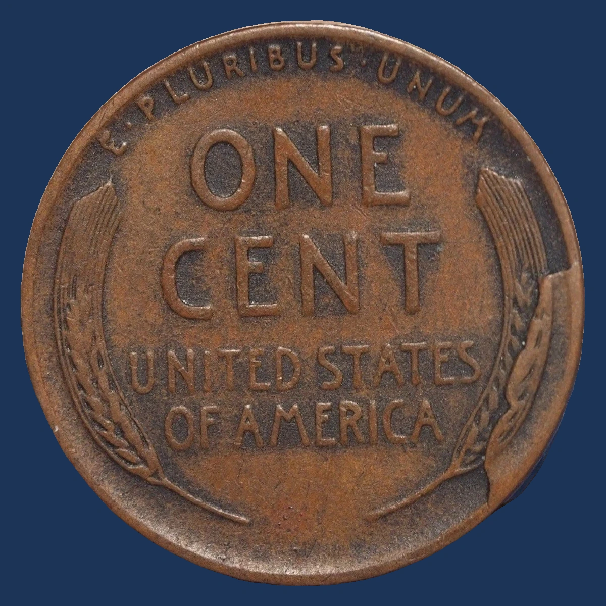 1945 Wheat Penny: Die Break / Cud