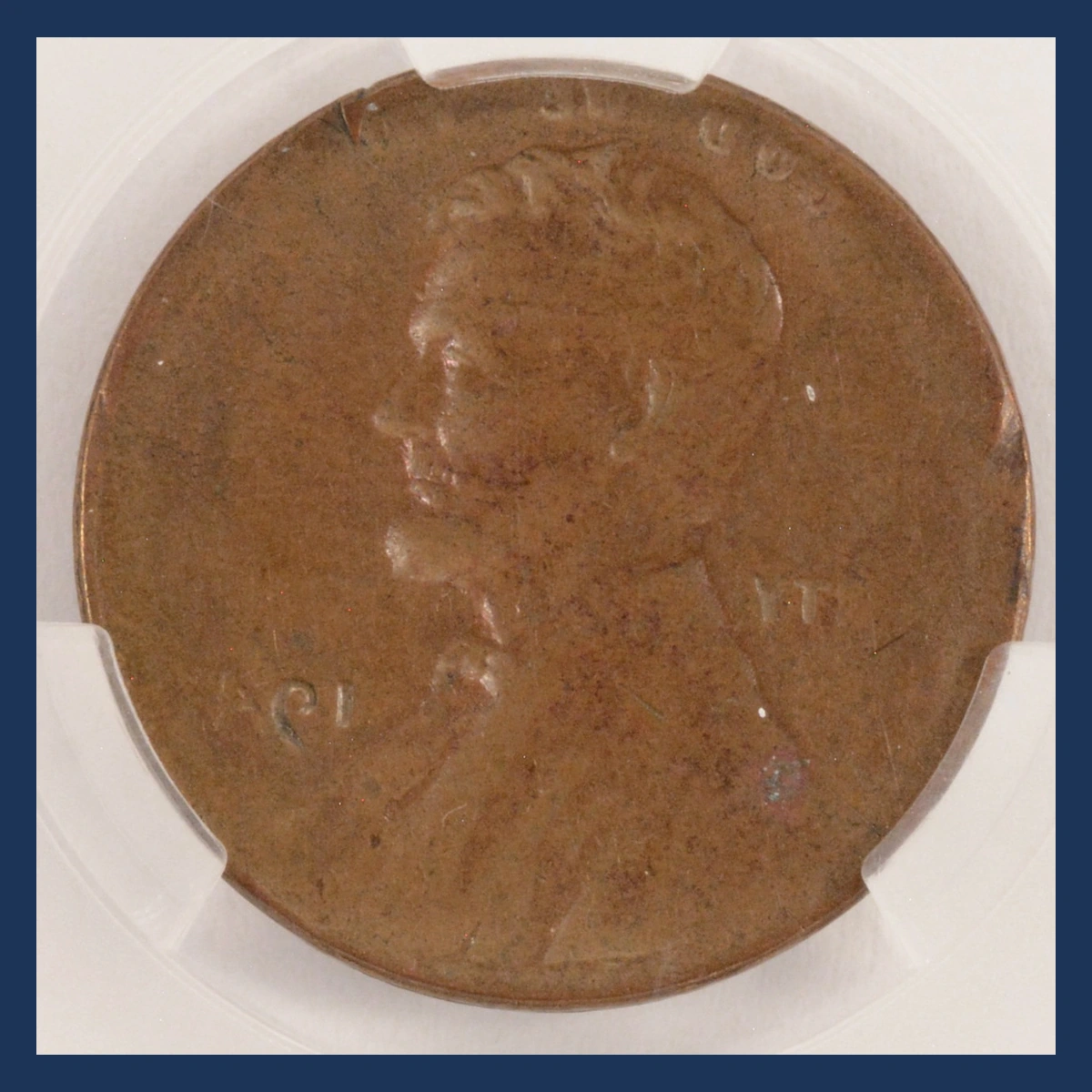 1944 Lincoln Cent (Wheat Reverse): Indent