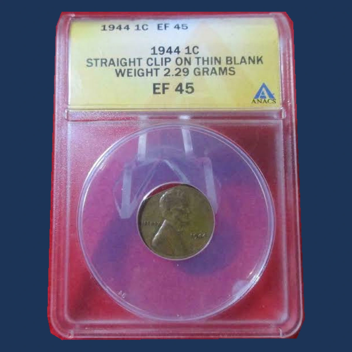 1944 Lincoln Cent (Wheat Reverse): Thin Thick Planchet