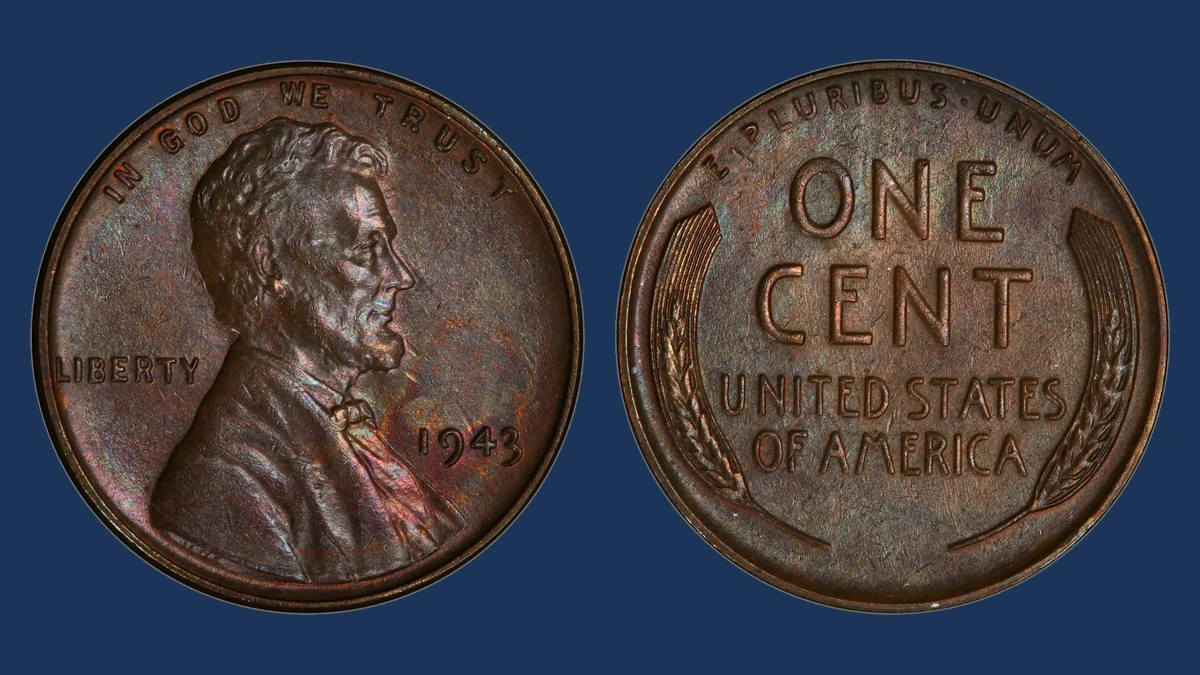 1943 Wheat Penny: Wrong Planchet / Off-Metal Strike